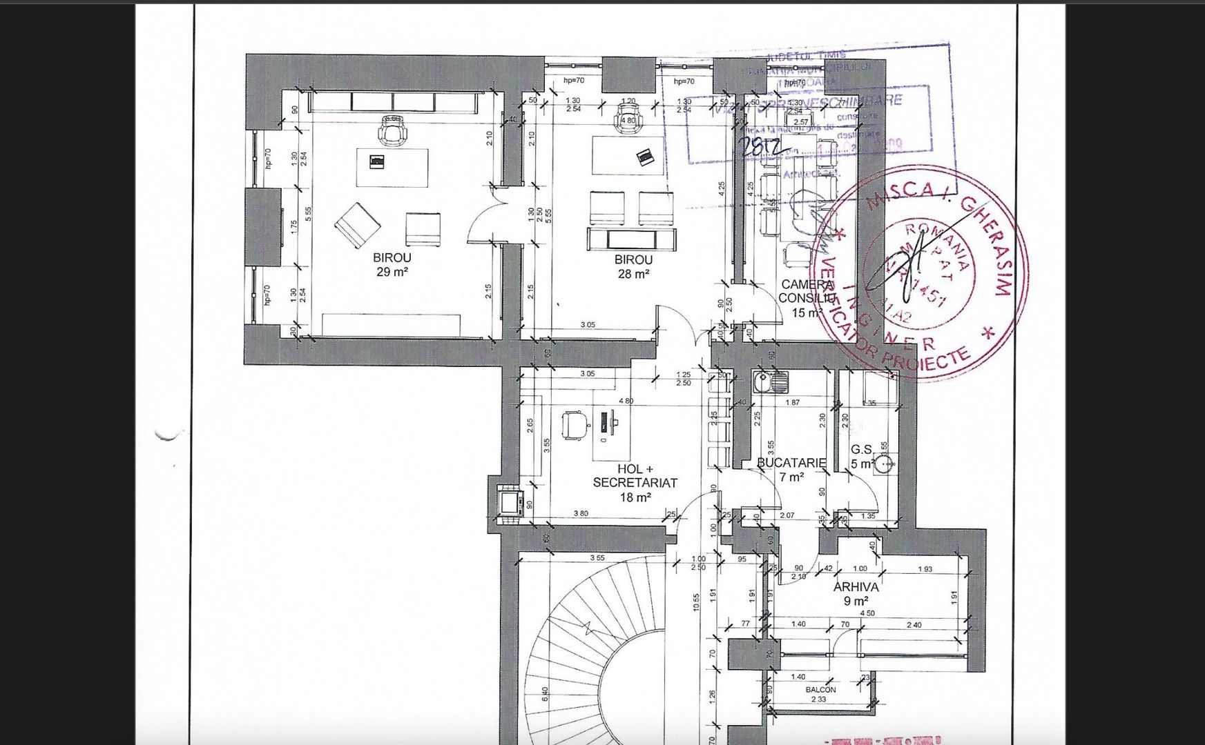 Spațiu de birouri  în zona Unirii/ Tribunal - Poză 3