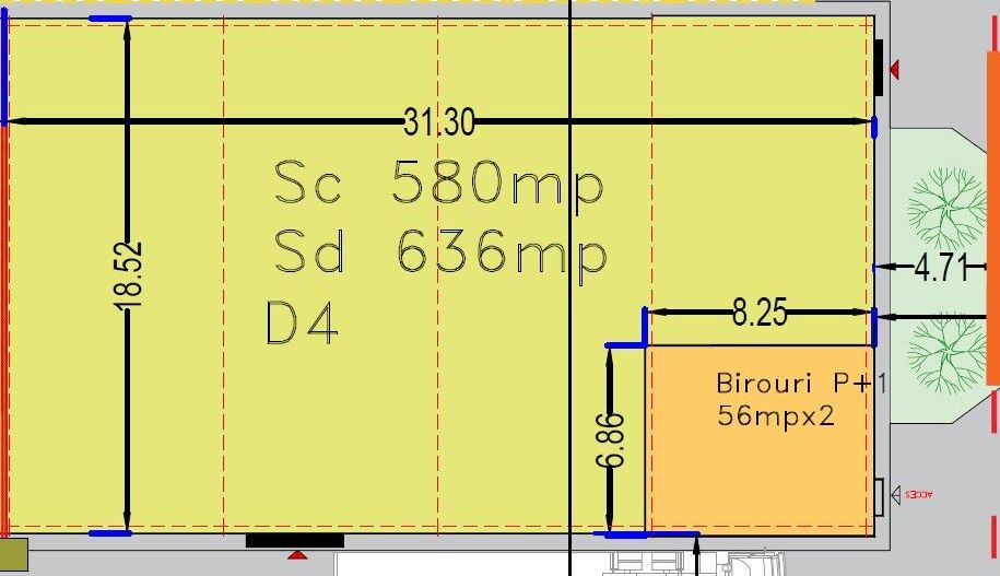 Spatiu industrial /depozitare 636 mp Mogosoaia, Ilfov - Poză 9