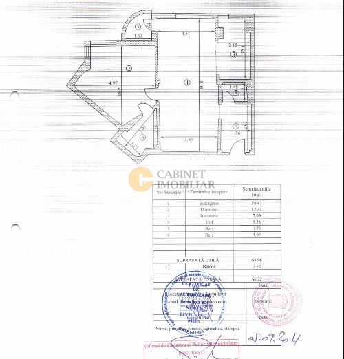2 camere I 66 mp  I Etaj 2 I Eminescu - Poză 7