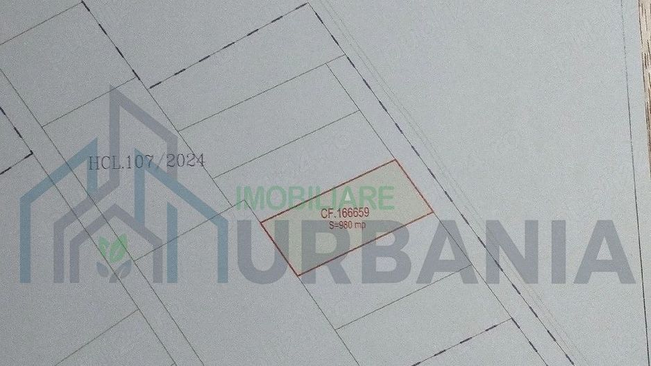 Teren intravilan de 980 mp în Iași – front stradal 20 ml - Poză 7