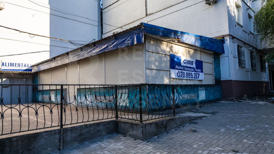 Chirie, spațiu comercial cu terasa, str. Liviu Deleanu, Buiucani - Poză 1