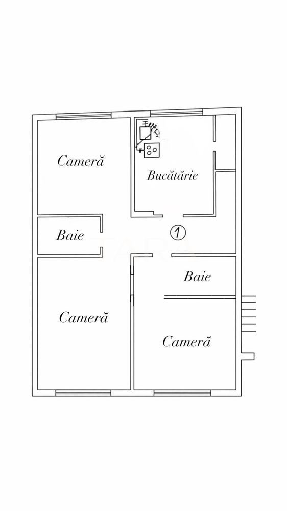 Apartament 3 camere zona Piața Mărăști - Poză 1