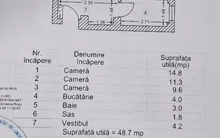 Apartament 3 camere circular Str. Luica - Str. Uioara 2 - Poză 11