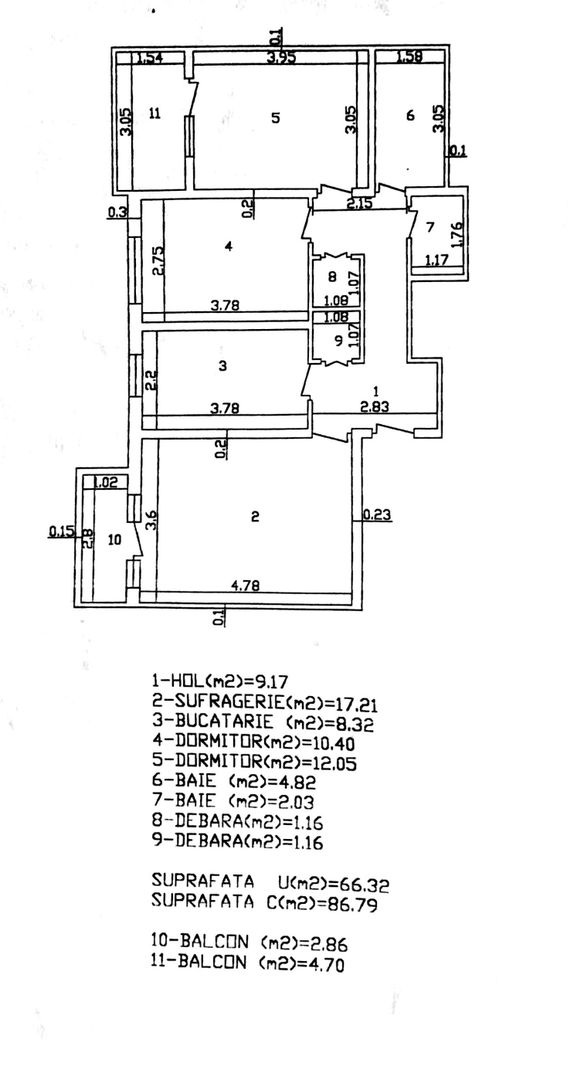 OFERTA VERII!! Apartament cu 3 camere, mobilat, VASLUI zona CENTRU - BIG; - Poză 15