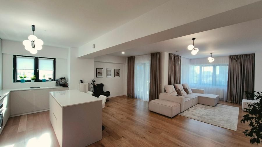 Apartamnent 3 camere Upground Residence, 106 mp, renovat premium, metrou. - Poză 1
