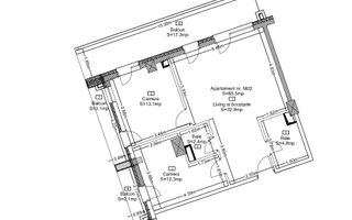 Apartament 3 camere | Terasă + 2 balcoane | 0% comision | Wings - Schiță 10