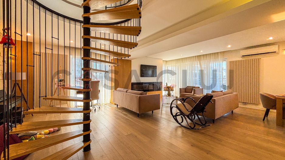 🏙️ PENTHOUSE | PRIVELIȘTE DE EXCEPȚIE | TERASE 260MP | LUX PE DOUĂ NIVELE - Poză 3