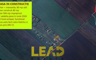 Comision 0%, Casa in constructie P+M, 80 mp utili, cu foisor si teren 504 mp - Poză 7