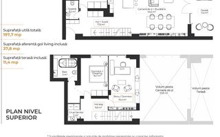 Loft 4 camere, 2 dormitoare si birou, 3 bai, terasa - Zona Floreasca - Poză 24