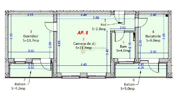 Apartament 2 camere decomandat- Zona Shopping City - Poză 1
