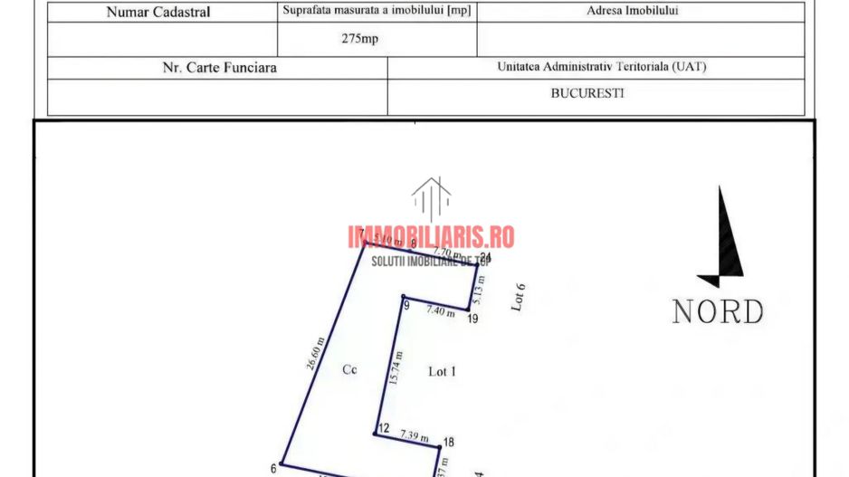Theodor Pallady, Piscina Privata, Gradina proprie 275 mp, Comision 0% - Schiță 14