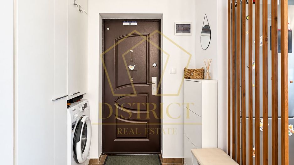 Apartament Superb cu 3 camere mobilat | terasa de 12 mp | Giroc | asfalt. - Poză 9