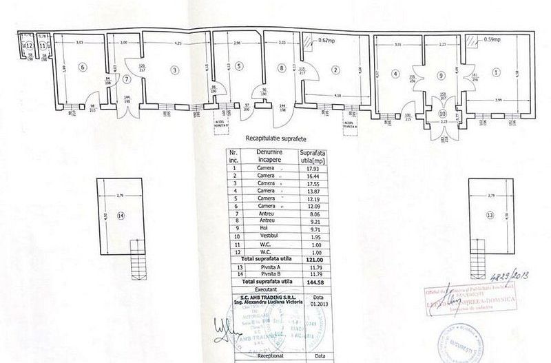 Vila 1950 121 mp s.u. Mosilor-Ion Maiorescu nr.24 260 mp teren - Poză 6
