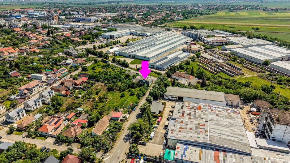 Teren de 1261 mp pe colt, in Aradul Nou, cu front de 60 m + 23 m - Poză 3