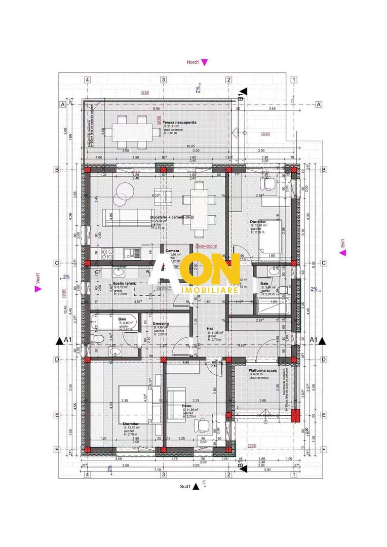 Casa 3 camere, la rosu, la gri sau la cheie, toate utilitatile, Ciugud - Poză 2
