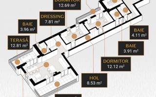 APARTAMENT 4 CAMERE PREMIUM | UNIRII | BLOC NOU - Poză 10