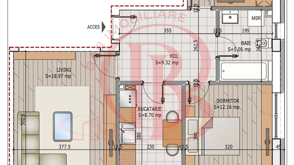 Apartament Pallady 3 camere Pret Credit Ipotecar avans 15% - Schiță 18