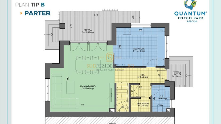 Vila 4 camere, ansamblu exclusivist, Quantum OxyGo Park Vidra - Schiță 7