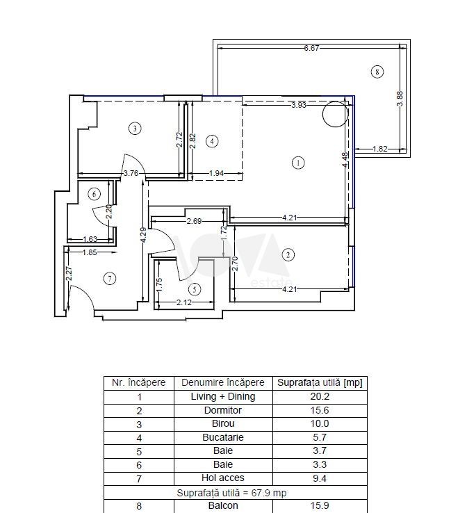 De vânzare: ap. 3 cam UP-site Floreasca (îți spun și ce nu-i bine) - Poză 13