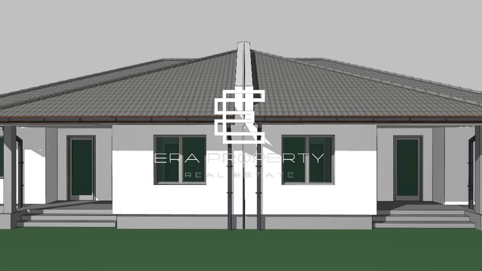 Case pe un singur nivel teren 479 mp cu panouri solare – Cristian/Sibiu - Poză 1