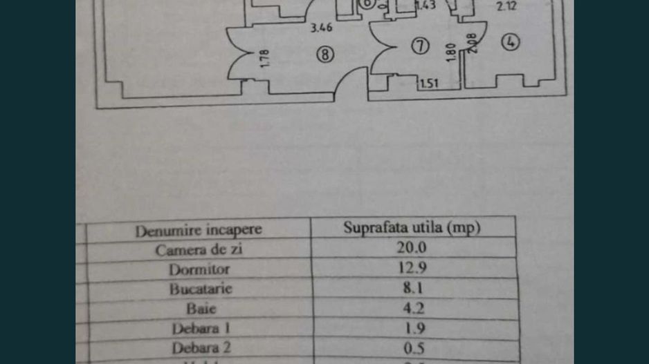 BRASADAS vinde ap 2 cam etaj 1 zona Trocadero. - Poză 1