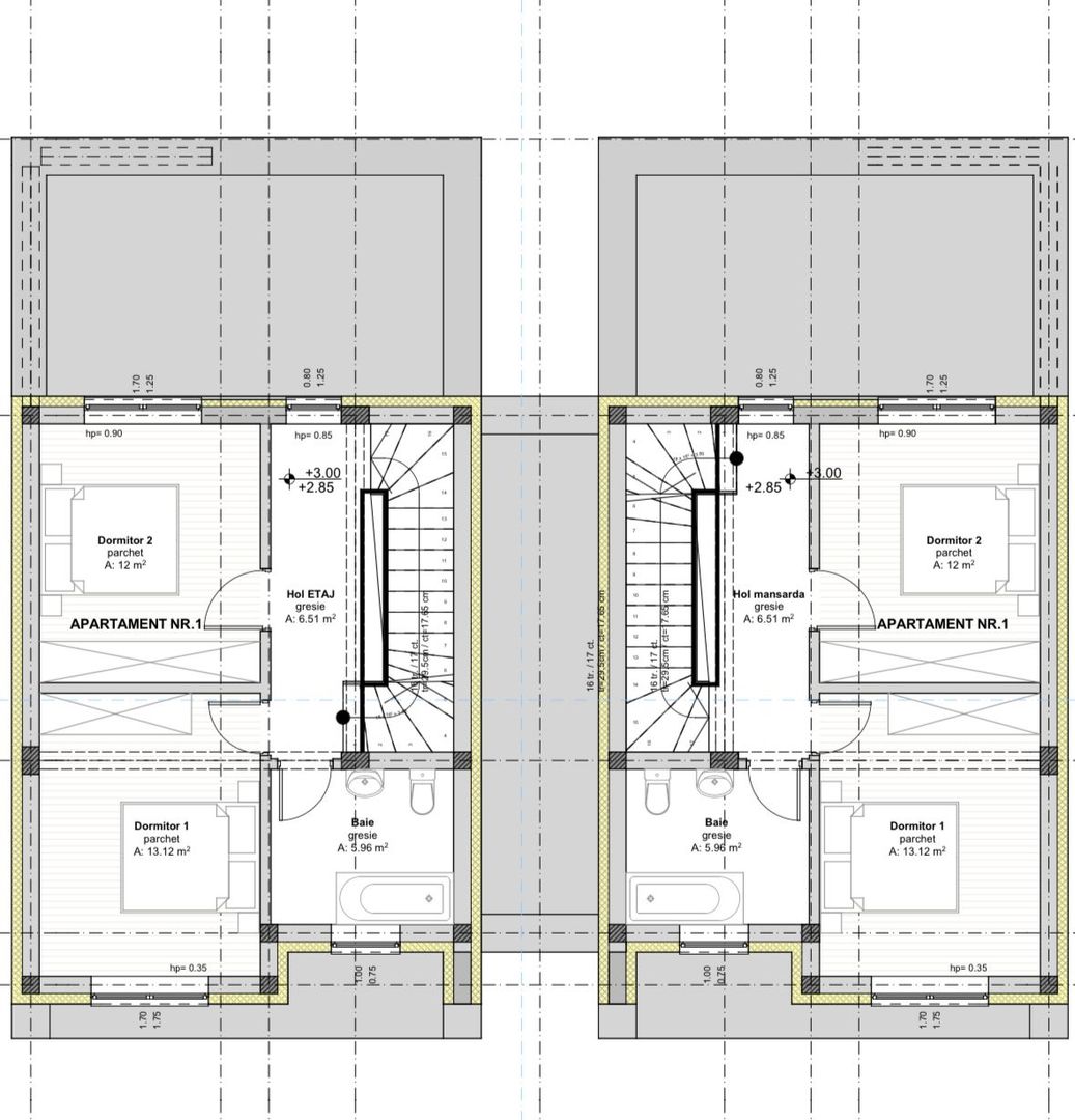 1/2 Duplex Sacalaz P+E,4Camere,2 Bai,Proiect Modern - Poză 5