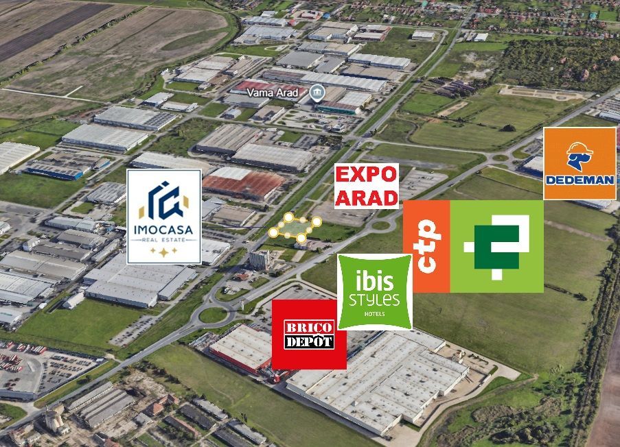 De vanzare Teren Zona industrial Expo Arad FS 64 vizibilitatea maxima - Poză 4