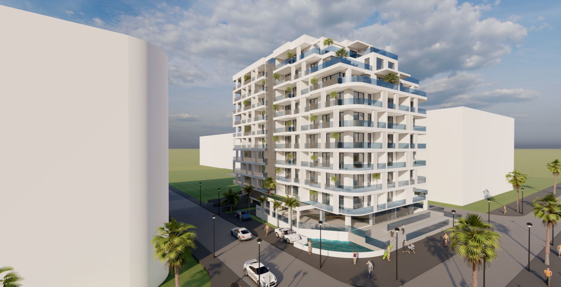 Ag. Eu. vinde Ap. 2 Cam 60 mp  Terasa 12 mp  An finalizare 2024  Mamaia Nord - Poză 2