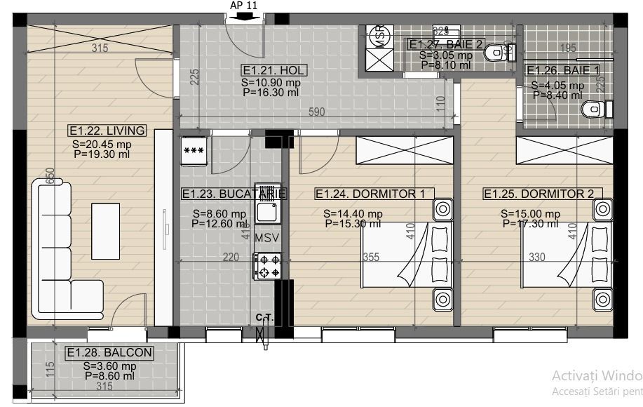 3cam.dec-bd.Brancoveanu-mall Grand Arena-Berceni-A.Persu - Poză 1