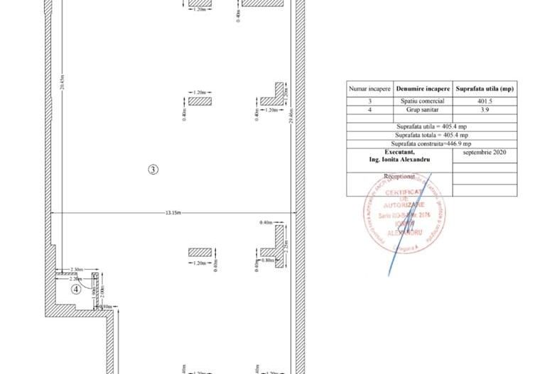 Vanzare spatiu comercial Barbu Vacarescu - 102 The Address  Bucuresti - Schiță 2