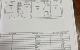Soarelui | 3 Camere | Etaj 2 | 2 băi | Centrală proprie - Poză 9