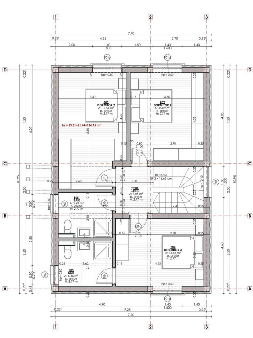 Casă individuală pe strada Sportului, Prejmer – Spațiu și Liniște - Schiță 7
