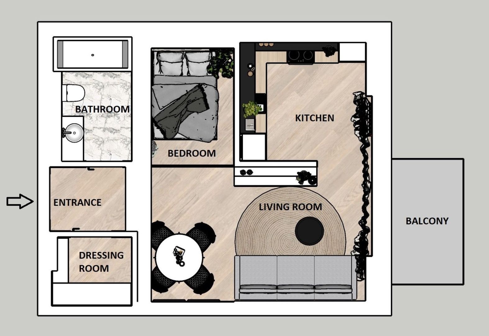 Studio Complet Mobilat & Utilat – Cortina North | Investitie ideala - Poză 8