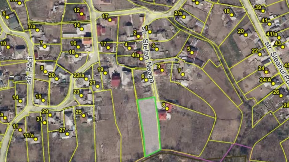 Vânzare, teren, 17 ari,  str. Ștefan Neaga, or. Sîngera - Poză 1