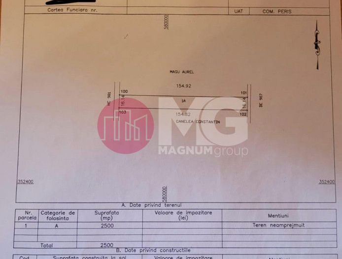 Teren de vanzare Peris ilfov - Poză 1