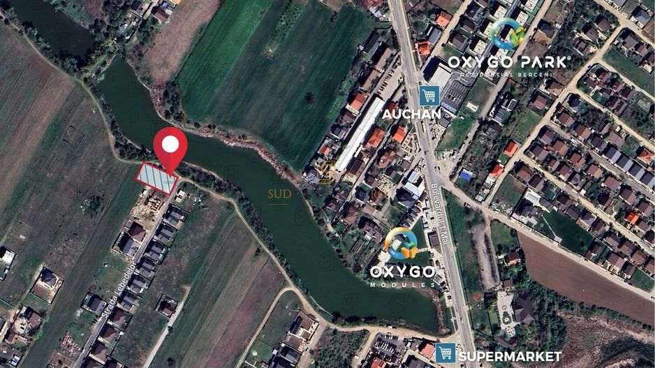 Teren intravilan, Com Berceni,706 mp, zona rezidentiala,Str. Lebedelor - Poză 3