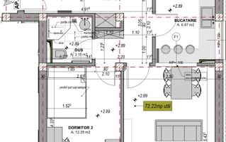 Apartament cu 3 camere, decomandat, la cheie, terasă 15.44 - întabulat - Poză 10