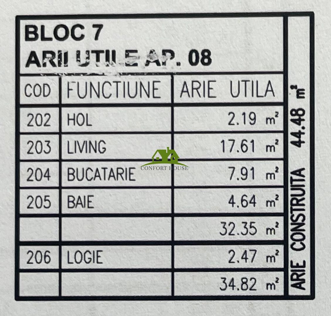 Garsoniera, bloc nou, P+3, Nr.08, Et.2, Bl.7 - CP2462819 - Poză 6