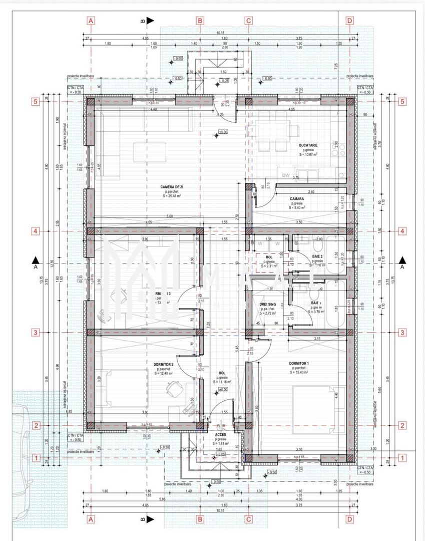Casă individuală 4 camere de vânzare | Cristian | 105 mp - Poză 9