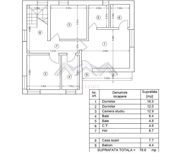 Casă P+1 modernă, finisaje premium, teren 375 mp | Tunari - Schiță 15