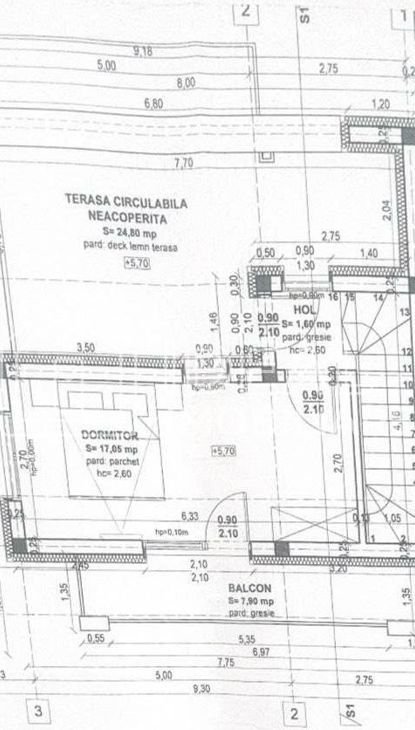 Duplex Modern cu 4 camere si gradina, în Gușterita - Schiță 7