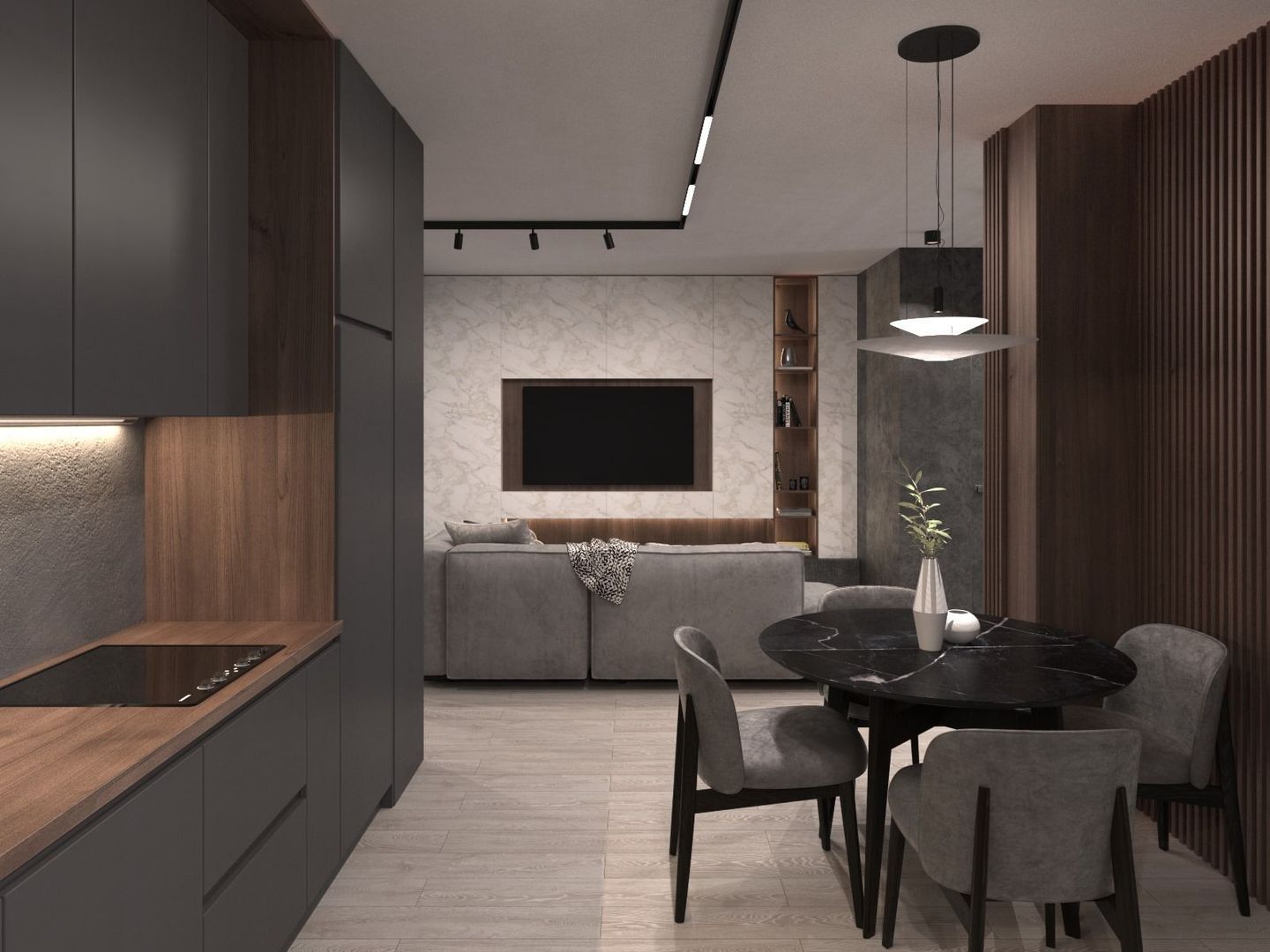 Apartament de lux cu 3 camere, parcare și terasă - Poză 3