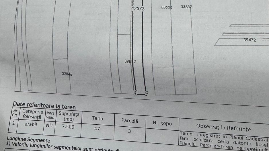 De vânzare teren extravilan 7500mp,  Șos. Alexandriei - Schiță 3