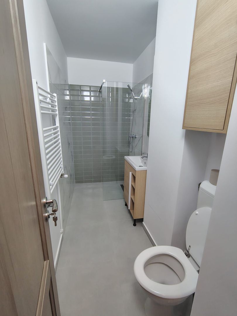 GARSONIERA- GIURGIULUI, PRIMA INCHIRIERE, CENTRALA, BUCATARIE INCHISA - Poză 8