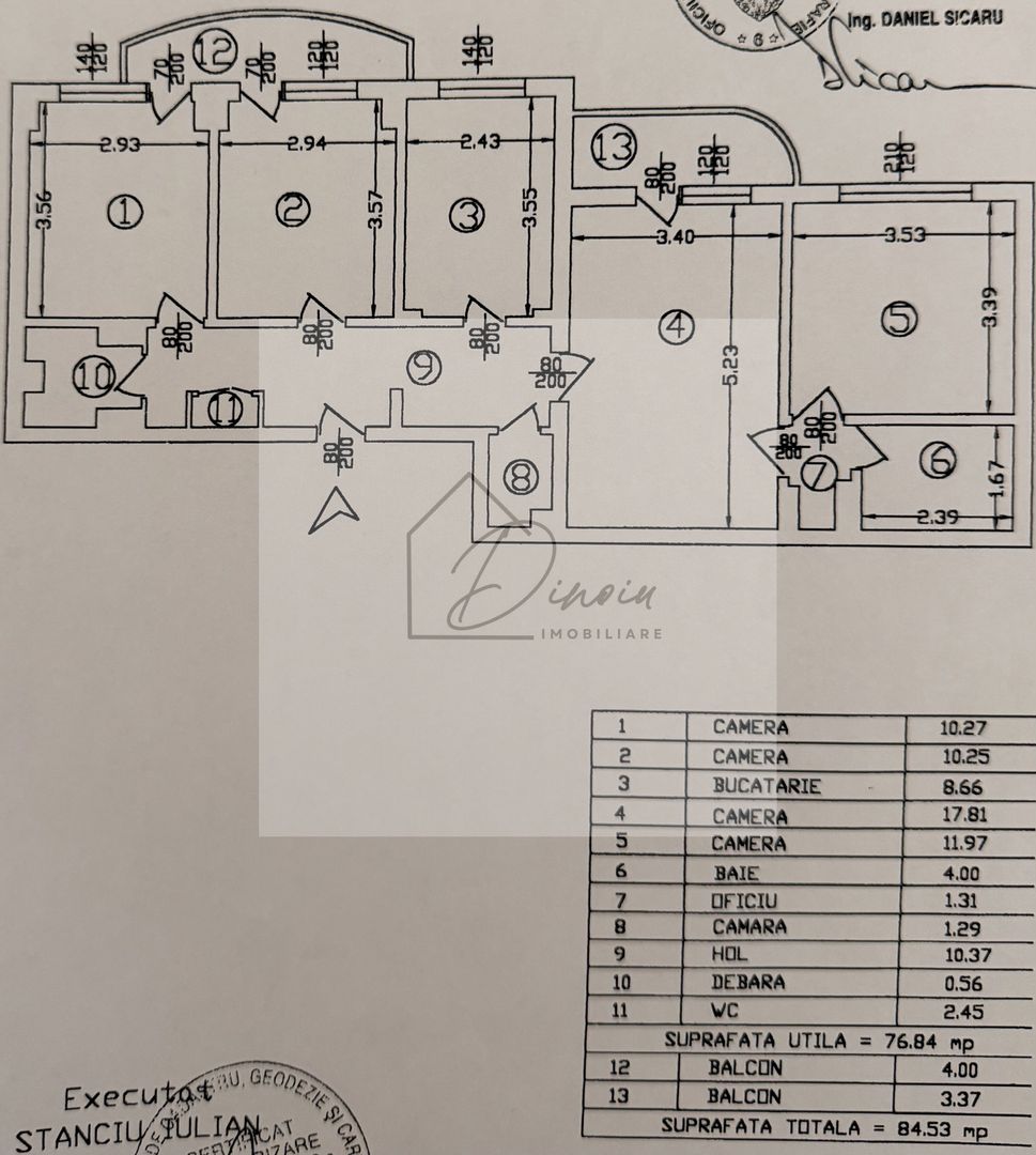 4 camere Apusului Militari I 2 bai 2 balcoane I CENTRALA PROPRIE - Poză 3