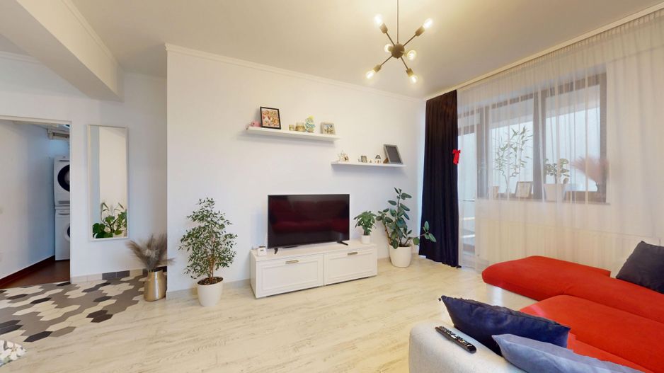 Apartament 2 camere mobilat - spatios 5 min metrou Straulesti - Poză 3