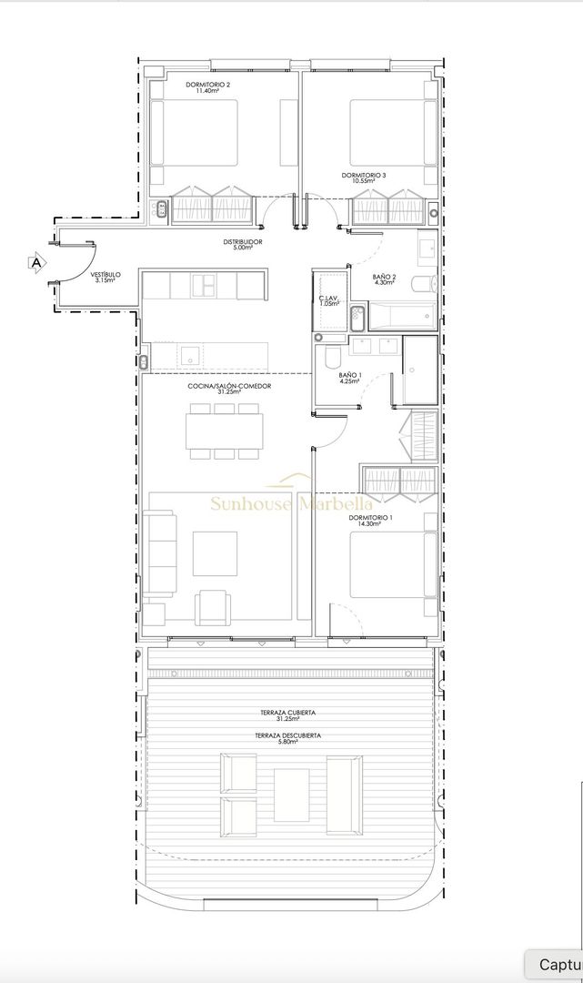Apartament 3 Dormitoare, Estepona Vest - Poză 10
