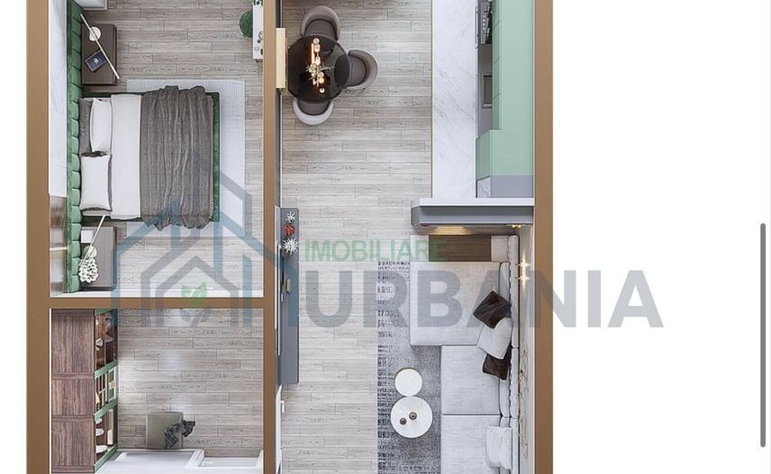 Apartament 2 camere, 64,5 mp, Copou Garden, Iasi - Poză 8