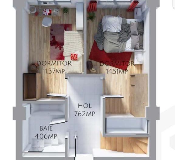 Penthouse 4 camere Maurer Residence zona Coresi - Schiță 30