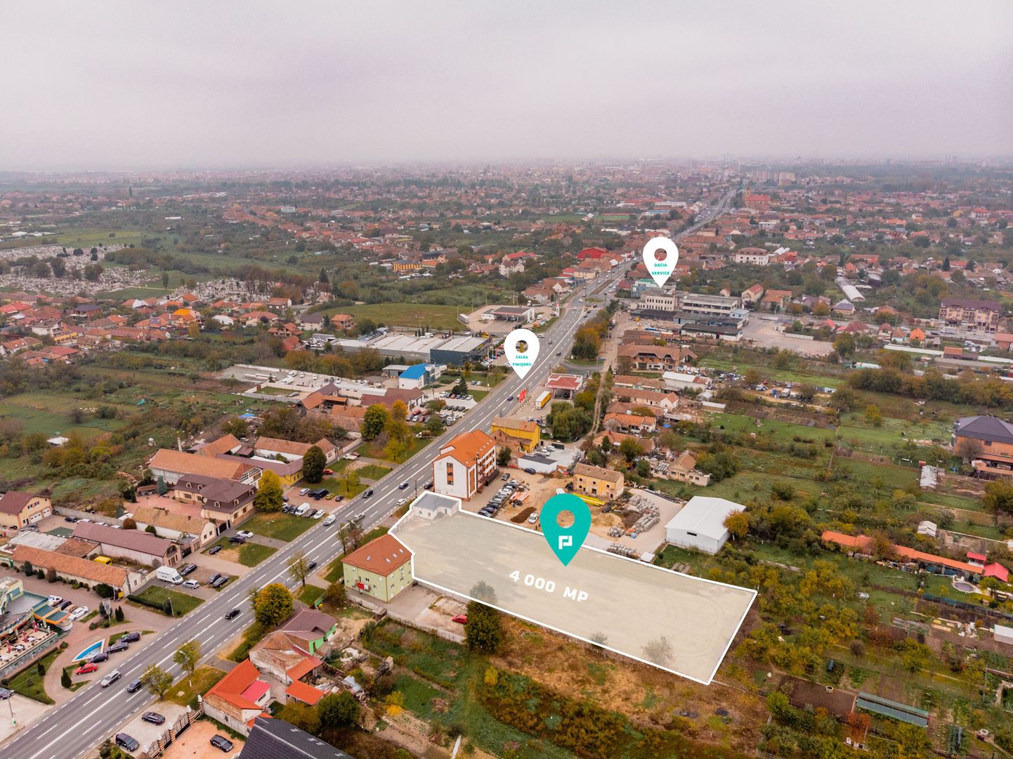 Teren 4000mp Arad pe Calea Timișorii - Poză 1